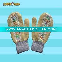 knitted mitten
