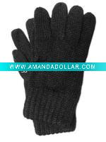 knitted gloves