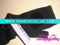 Wholesale Fashion winter knitting flower half finger gloves