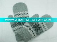 knitted mitten