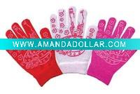 Wholesale magic glove with rubber printed