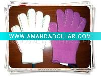 Wholesale plain,acrylic,winter,ladies,knitted glove