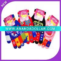 Wholesale Magic acrylic print knit fashion gloves