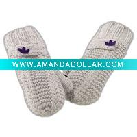 Wholesale fashion design knitted glove,weave gloves