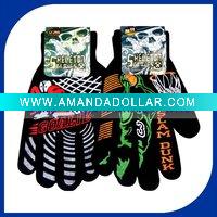 Wholesale Magic acrylic print knitted gloves