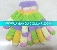 acrylic knitted gloves