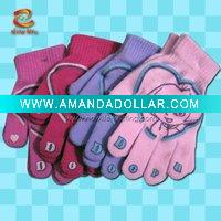 fashion printing acrylic glove