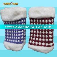 Wholesale fashion fingerless knitted glove