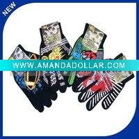 Wholesale Acrylic yarn offset print fashion glove