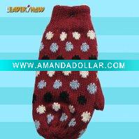 Wholesale popular and warm lady's winter knitted glove