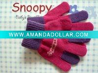 Wholesale children's knitted magic gloves