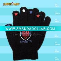 Wholesale fleece knitted glove