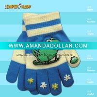 Wholesale 2010 lastest fashional knitted printed glove