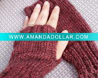 Wholesale Mittens Alpaca Hand Knitted gloves