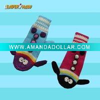 Wholesale 2010 lastest fashional knitted winter gloves