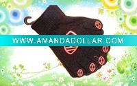 Wholesale 2011 Newest Knitted latex print gloves