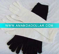 knitted long gloves