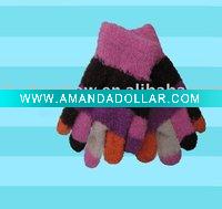 knitted hand glove