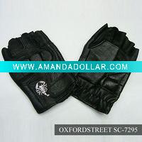 thumbless leather glove