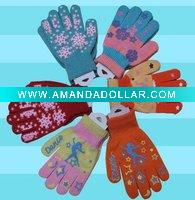 knitted hand glove