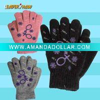 Wholesale Lastest fashional knitted winter gloves