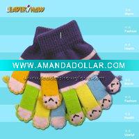 Wholesale colorful knitted fashion women gloves