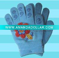 knitted hand glove