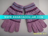 jacquard winter glove