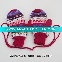 Wholesale acrylic gloves for young lady