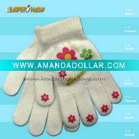 Wholesale fashion fleece knitted glove