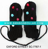 fashion warm gloves for lady