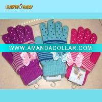 Wholesale Lastest fashional knitted winter gloves