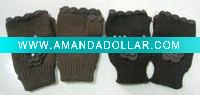 knitted half gloves