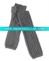 knitted long mitts for women