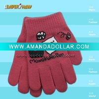Fashional knitting pattern glove