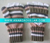 knitted half gloves