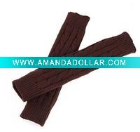 knitted long mitts for women
