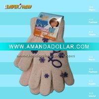 acrylic knitted glove