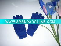 Wholesale Fashion knitting gloves with acrylic 2010