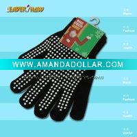 colorful knitted magic glove