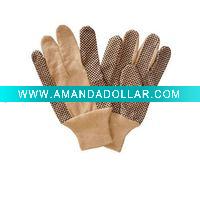 Wholesale industrial pvc dotted work gloves