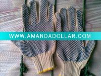 knitted cotton gloves