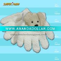 Wholesale lovely glove decorated with dogs