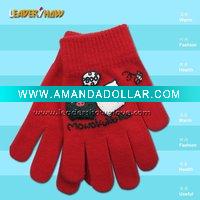 knitting acrylic gloves