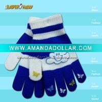 Wholesale colorful knitted fashion women gloves