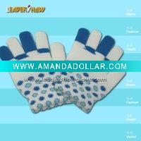 colorful knitted glove