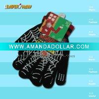 colorful knitted magic glove
