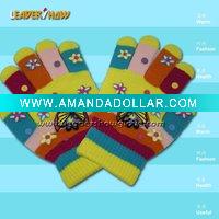 knitted gloves