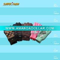 knitted wool gloves