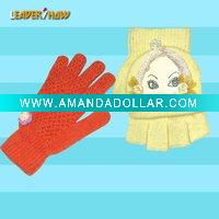 Wholesale 2010 New Style ! cotton knitted gloves